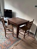 eettafel, Huis en Inrichting, Tafels | Eettafels, Ophalen, Gebruikt, 50 tot 100 cm, Eikenhout