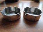 2 Stuks Asbak van Philip Morris - RVS - 8x3cm, Verzamelen, Ophalen of Verzenden, Gebruikt, Asbak