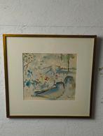 Theo Swagemakers aquarel tuin 1966, Ophalen of Verzenden