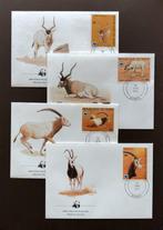 WWF WNF Niger 1985 FDC Antilopen Addax, Postzegels en Munten, Postzegels | Eerstedagenveloppen, Onbeschreven, Ophalen of Verzenden