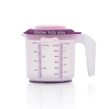 Tupperware maatkan mix n meet 1,25L roze of blauwe voorraad beschikbaar voor biedingen