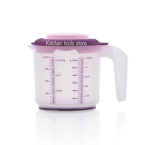 Tupperware maatkan mix n meet 1,25L roze of blauwe voorraad, Huis en Inrichting, Keuken | Tupperware, Nieuw, Beker of Kan, Blauw