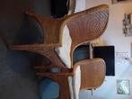 Rotan stoel, Huis en Inrichting, Stoelen, Ophalen, Gebruikt, Twee, Bruin