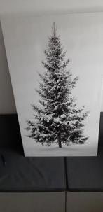 Kerstboom canvas wanddecoratie  met led verlichting, Diversen, Kerst, Ophalen