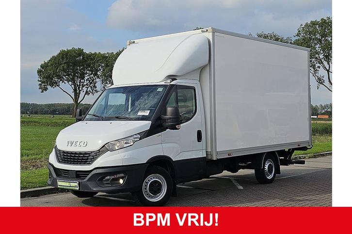 Iveco Daily 35S14 2.3 bakwagen laadklep clima Camera EURO6 c, Auto's, Bestelauto's, Bedrijf, Te koop, ABS, Achteruitrijcamera