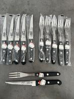 Berghoff Profiline steakmessen set 6-delig, Nieuw, Ophalen of Verzenden, Rvs of Chroom, Vaatwasserbestendig