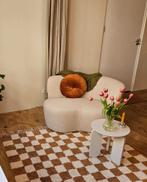 Creme wit fauteuil loveseat bankje teddy boucle (nieuw €369), Ophalen, 75 tot 100 cm, Zo goed als nieuw, 75 tot 100 cm