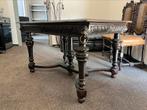 Baroktafel / mechelse tafel antiek met leeuwenkoppen zwart, Antiek en Kunst, Ophalen of Verzenden