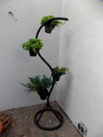 Planten standaard rotan bamboe jaren 60 70 vintage retro, Ophalen, Gebruikt