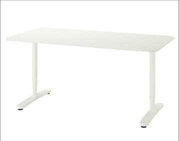 IKEA bureau BEKANT 140x60 wit - afbeelding 1