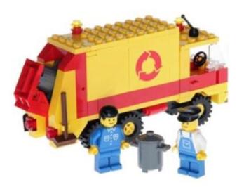 Lego set 6693 Vuilniswagen. beschikbaar voor biedingen