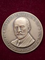 Penning 1901 Nobelprijs Emil von Behring Hoechst, Ophalen of Verzenden, Brons, Nederland