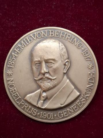 Penning 1901 Nobelprijs Emil von Behring Hoechst beschikbaar voor biedingen
