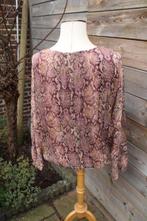 Blouson bruin/ roze Caroline Biss mt 44 zijde Vaste prijs, Maat 42/44 (L), Ophalen of Verzenden, Zo goed als nieuw, Roze