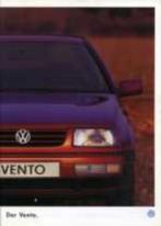 Volkswagen VW Vento brochure/auto folder '92 '94 '95 '96 '97, Volkswagen, Ophalen of Verzenden, Zo goed als nieuw