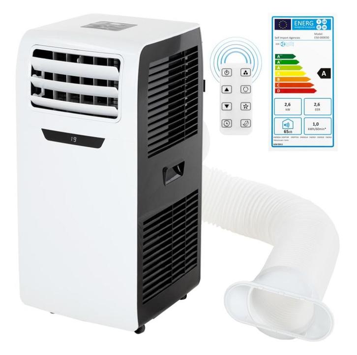 Mobiele Airco – 4-in-1 – 9000 BTU / 2,6 kW, Witgoed en Apparatuur, Airco's, Zo goed als nieuw, Mobiele airco, Minder dan 60 m³