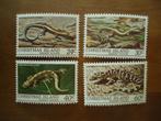 Reptielen Christmas eil. 1981, mi. 146-49 postfris, Ophalen of Verzenden, Postfris, Dier of Natuur