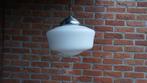 Gispen art deco melkglas hanglamp, Minder dan 50 cm, Art deco, Gebruikt, Ophalen of Verzenden