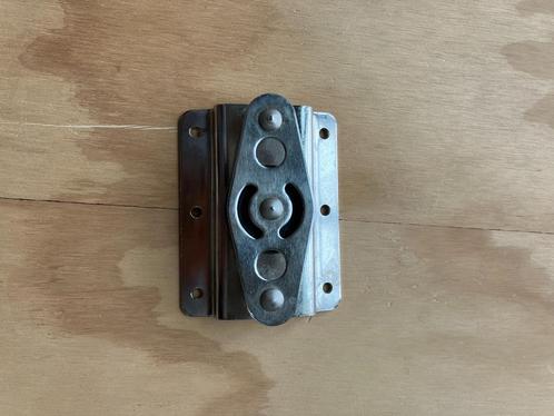 RVS glijgelagerd blok / keerblok – 10x7x3 cm, Watersport en Boten, Accessoires en Onderhoud, Zo goed als nieuw, Ophalen of Verzenden