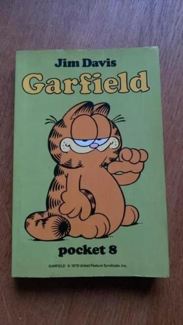 Pocket Garfield nummer 8. Jim Davis beschikbaar voor biedingen