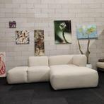*SHOWROOMMODEL | *NIEUWSTAAT | Teddy stof | Beige | Hoekbank, Modern teddy stof design beige hoekbank bank bankstel sofa, Hoekbank