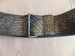 vintage brede riem, chique, glamour, glamrock, slangenprint, Kleding | Dames, Verzenden