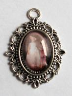 Kleine kettinghanger hanger met brocant hertje en konijntje, Overige materialen, Nieuw, Ophalen of Verzenden, Zilver