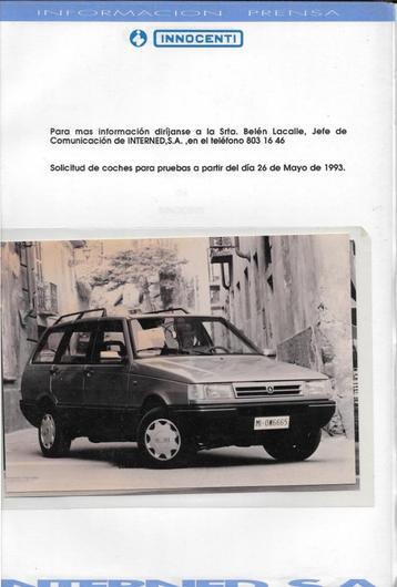 INNOCENTI ELBA beschikbaar voor biedingen