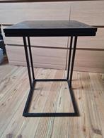 Zwarte IKEA Bijzettafel, Ophalen, Minder dan 45 cm, Minder dan 55 cm, Gebruikt