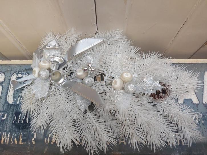 Vintage kunst dennentak tinsel, Diversen, Kerst, Ophalen of Verzenden