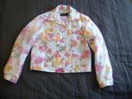 Glanzend jasje met bloemenprint maat 36, Kleding | Dames, Ophalen of Verzenden, Zo goed als nieuw, Maat 36 (S)