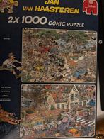 Dubbele puzzel 2 x 1000 Jan van Haasteren, Ophalen, 500 t/m 1500 stukjes, Zo goed als nieuw