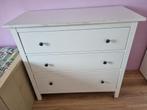 HEMNES Ikea Ladekast - 3 Lades - Wit Gebeitst, Huis en Inrichting, Kasten | Ladekasten, Ophalen, Gebruikt, 100 tot 150 cm, Ikea Hemnes