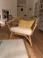 Rotan fauteuil Ikea, Eenpersoons, Ophalen of Verzenden, Zo goed als nieuw, Minder dan 150 cm