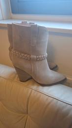 Costes beige enkellaarsjes met hak - Maat 39, Kleding | Dames, Schoenen, Ophalen, Beige, Lage of Enkellaarzen, Zo goed als nieuw