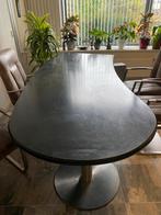 Gegoten marmeren eettafel - 250 x 100, Ophalen, Overige materialen, Gebruikt, 200 cm of meer