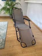 Verstelbare lounge stoelen VidaXL 2x, Inklapbaar, Gebruikt, Metaal, Ophalen