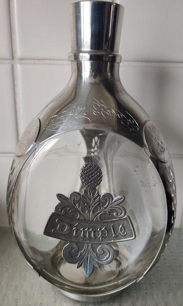 Dimple whisky Haig fleskaraf glas vintage Royal Holland beschikbaar voor biedingen