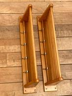 Twee vintage Piet Zwart keuken- of pannenrekken/Bruynzeel, Ophalen, Gebruikt, Overige kleuren, 50 tot 100 cm