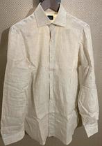 Finanore handmade for Pauw overhemd, Ophalen of Verzenden, Zo goed als nieuw, Beige, Halswijdte 39/40 (M)