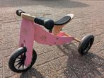 Kinderfeets loopfiets 3 wieler en 2 wieler in 1 roze, Kinderen en Baby's, Speelgoed | Buiten | Voertuigen en Loopfietsen, Ophalen
