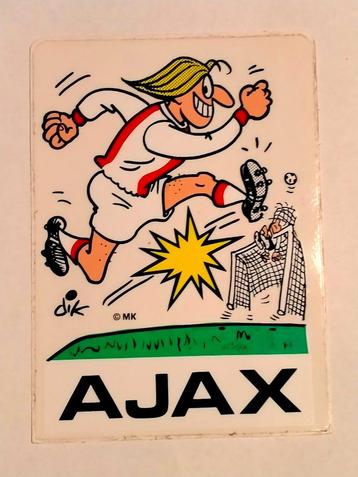 Ajax Amsterdam MK vintage voetbal logo sticker club logo  beschikbaar voor biedingen