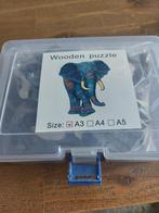 Houten puzzel, Hobby en Vrije tijd, Denksport en Puzzels, Ophalen, Minder dan 500 stukjes, Zo goed als nieuw, Legpuzzel