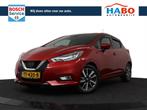 Nissan Micra 0.9 IG-T N-CONNECTA ECC/CRUISE/NAV/CAMERA/KEYLE, Auto's, 898 cc, Stof, Gebruikt, 525 kg