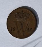 1 cent 1822 u, Postzegels en Munten, Munten | Nederland, Ophalen of Verzenden, Koning Willem I, 1 cent