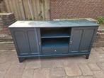 Ikea Lommarp tv meubel kast donker blauwgroen, 159x45x81 cm, Ophalen, Gebruikt, 150 tot 200 cm, 25 tot 50 cm