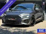 Audi A3 Sportback 35 TFSI S edition Matrix*Aut*Pano*Navi*Hud, 150 pk, Leder en Stof, Bedrijf, Zilver of Grijs