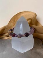 Super 7 melody stone beschermt aura straling intuïtie geluk, Sieraden, Tassen en Uiterlijk, Met edelsteen, Paars, Nieuw, Ophalen of Verzenden