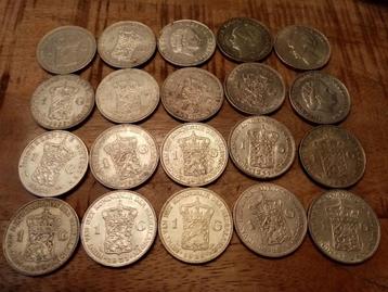 Lot met zilveren gulden wilhemina en Antillen 1922 /1970 beschikbaar voor biedingen