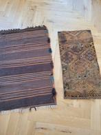 2 kleine vintage antieke Perzische vloerkleden, Huis en Inrichting, Stoffering | Tapijten en Kleden, Ophalen of Verzenden, Gebruikt